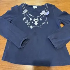 any FAM 長袖カットソー 130cm ネイビー