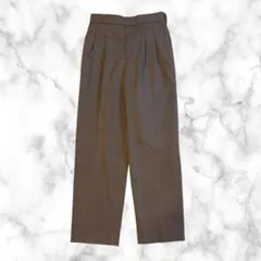 新品タグ付き　グローバルワーク　アッタカウツクシルエット　テーパードパンツ　モカ