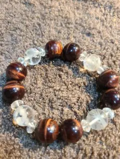 四神刻印☆大粒数珠ブレスレット☆