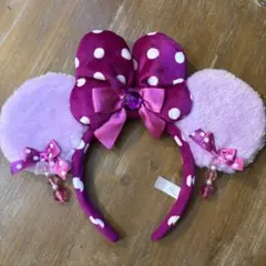 ディズニー カチューシャ イヤリング ミニー