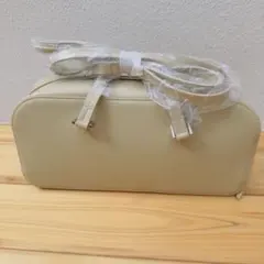 ROPE PICNIC ショルダーバック ワイドボストン 横長 合皮 ベージュのサムネイル