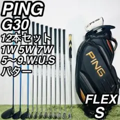 バッグ新品】PING G30 / ピン メンズレフティゴルフクラブ13本セット