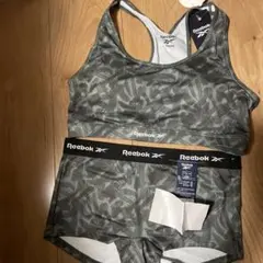Reebok 迷彩柄 ブラジャーショーツセットサイズLのサムネイル