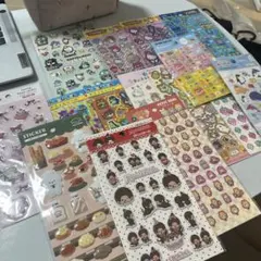15点大量セット　 キャラクターシール ステッカー まとめ売りサンリオのサムネイル