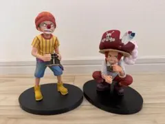 幼少期　バギー、シャンクス　フィギュアセット