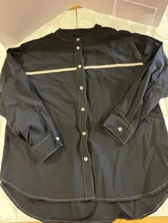 #レディース#ロングスリーブ#ナイロン#シャツ#Mサイズ#ステッチ#お洒落