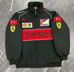 Ferrari F1 ジャケット 黒 Puma ブリヂストン　ブラックM