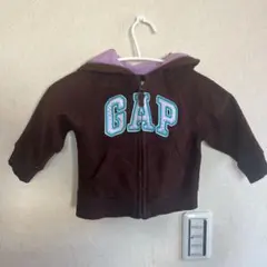 babyGap ブラウン フード付きトレーナー 80cm