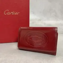 佐助様専用☆ 新品未使用 美品 カルティエ レザー マスト ロゴ キー