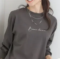 シューラルー　プリントTシャツ 　ロンT　Ｌサイズ