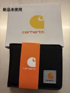Carhartt カーハート 二つ折り財布 ブラック キャンバス ウォレットのサムネイル