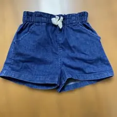 petit main デニムブルー ショートパンツ 90