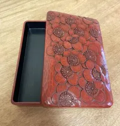 八勝堂 梅満開模様 鎌倉彫 文箱 硯箱 木製漆器 70s 80s 八勝堂 梅満開模様 鎌倉彫 文箱 硯箱 木製漆器 70s 80s - メルカリ