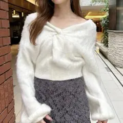 Herlipto Madeline 2Way Knit Pullover - メルカリ