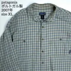 patagonia ビンテージ 07年 ポルトガル製 XL チェック 即出荷