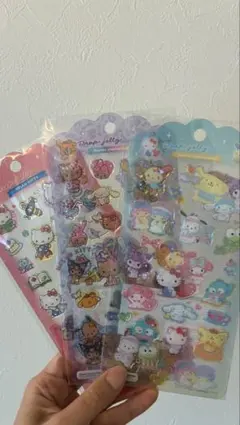 サンリオ　ドロップジェリーシール　3点セット