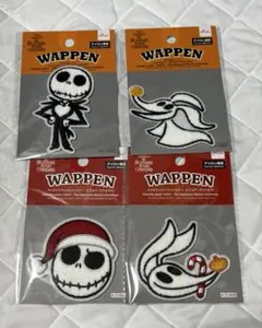 ナイトメアービフォアクリスマス パイルワッペン ダイソー