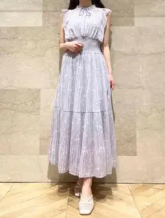 2026年最新】snidel プリントプリーツワンピース ラベンダーの人気