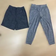 ユニクロ　ウルトラストレッチアクティブアンクルパンツ&ハーフパンツ　2枚セット