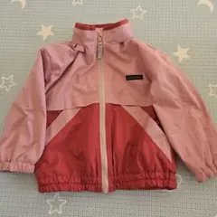 ベビー 90サイズ SIMPLE FREE ジップアップジャケット ピンク