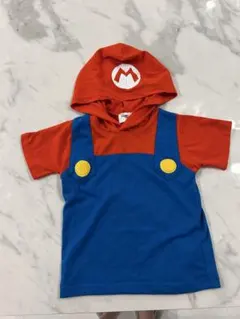 ユニバ　マリオ　フード付きTシャツ 110サイズ