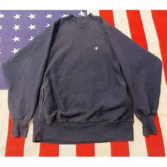 ビンテージ1990’sチャンピオンフェードブラックモックネックUSA XL超希少