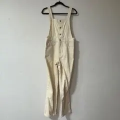 GU アイボリー サロペット