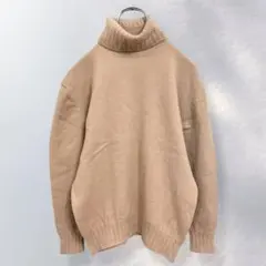 ボールジィ ウール100% ニット セーター タートルネック シンプル《a962