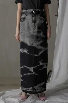 PRANK PROJECT Denim Tight Maxi Skirt 36のサムネイル