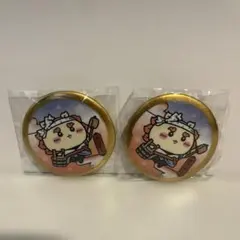 ちいかわぽけっと 江戸なトレーディング 缶バッジ 2個セット　シーサー
