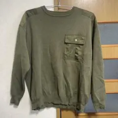 ニット　ミリタリー風