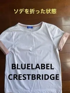BLUELABEL CRESTBRIDGE 白色　半袖　Tシャツ Mサイズのサムネイル