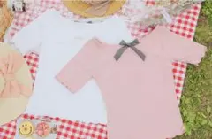 【最終価格】Areeam バックリボントップス