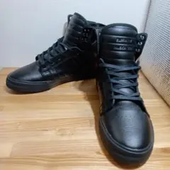 SUPRA エスカレーター ブラック ハイカットスニーカー25.5cm