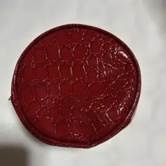 CRYSTALJEMMY✨型押し円形ポーチ✨のサムネイル