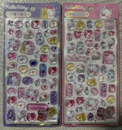 ハローキティ 3D立体シール 2シートセット