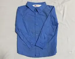 《新品未使用》H&M長袖ボタンシャツ 90〜100cm