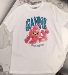 GANNI ピンクプードルTシャツのサムネイル