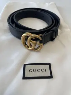 【美品】 GUCCI GGバックル ベルト イタリア製 ウエスト76-86cmのサムネイル