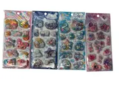 【新品・正規品】ぷくぷくあわわちゃん　スパンコールパーティー　シール