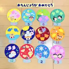 誕生日表　幼稚園　保育園　施設