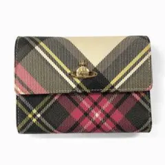 ヴィヴィアンウエストウッド 三つ折り財布 チェック