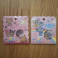 サンリオキャラクターズ　日焼け　エンジェルブルー　おはじきシール　2個セット