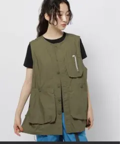 ニコアンド　ボーイズシルエットベスト