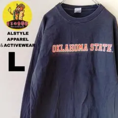 USA古着 ロングTシャツL　ブラック