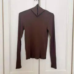 ＧＵ ウォームリブタートルネックＴ