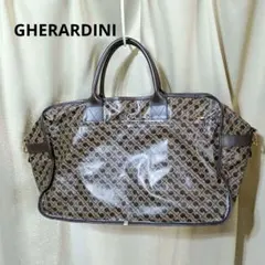 GHERARDINI ロゴパターン ボストンバッグ