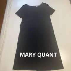 MARY QUANT BASIC 半袖ワンピース ブラックのサムネイル