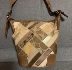 COACH コーチ ショルダーバッグ ホーボー パッチワーク - メルカリ