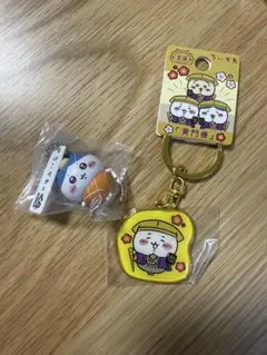 ちいかわ　茨城キーホルダー　くら寿司　ハチワレ